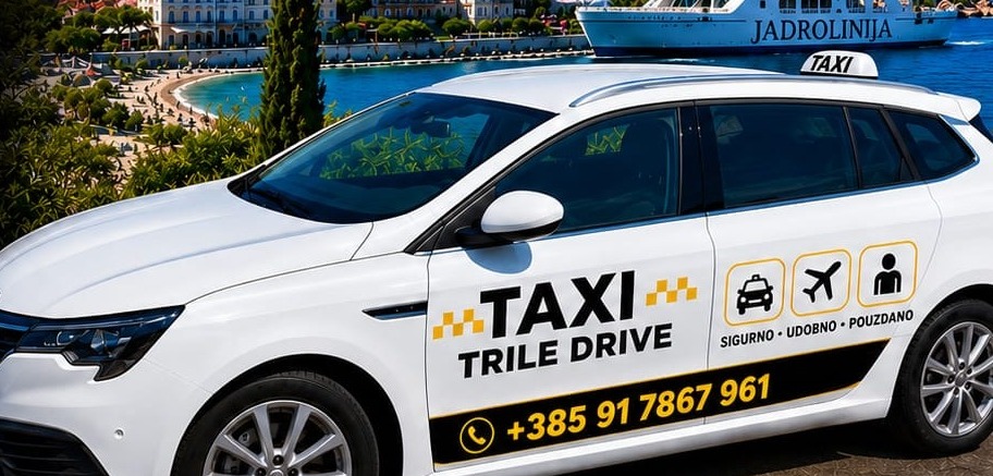 Renault Megane Grandtour taksi Trile Drive s oznakom tvrtke